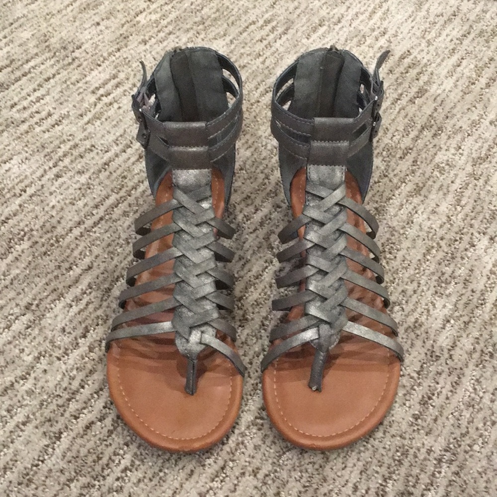 Gladiator sandals.